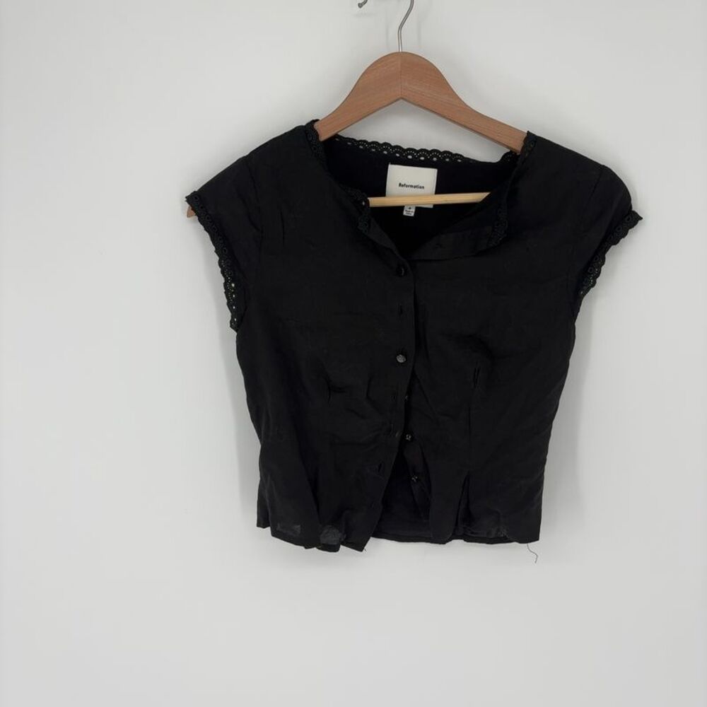 Reformation Black Valetta Two-Piece Set